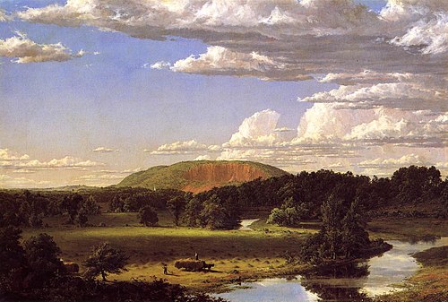 West Rock, New Haven, 1849, Frederic Edwin Church