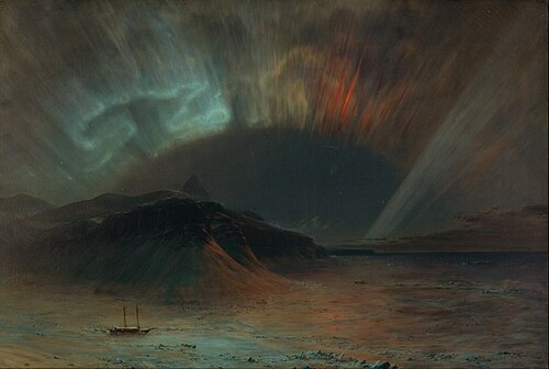 Aurora Borealis, 1865, Frederic Edwin Church