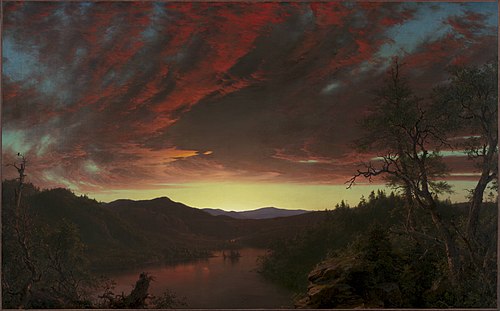 Twilight in the Wilderness, 1860, Frederic Edwin Church