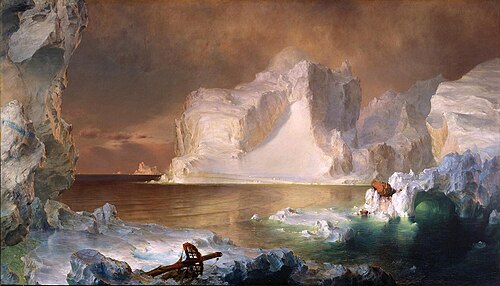 Les Icebergs, 1861, Frederic Edwin Church