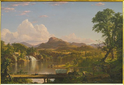 New England Landscape, 1851, Frederic Edwin Church