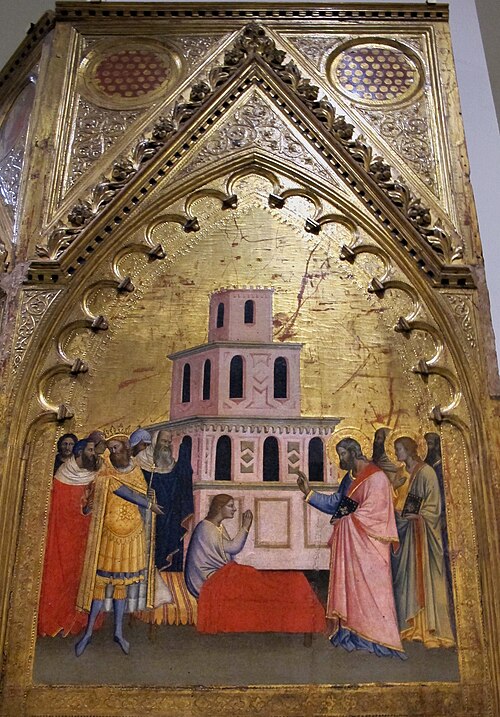 Matthew Revives Boy, 1367, Orcagna