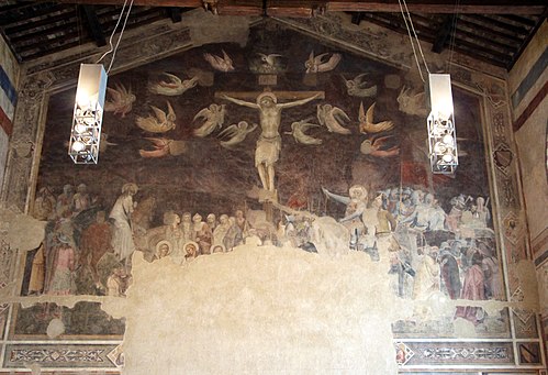 Crucifixion and Last Supper, 1360, Orcagna