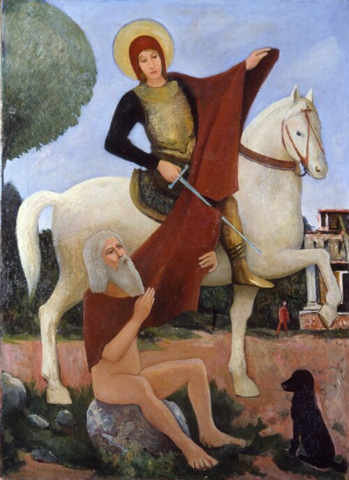 Saint Martin of Tours, 1932, Cesare Breveglieri