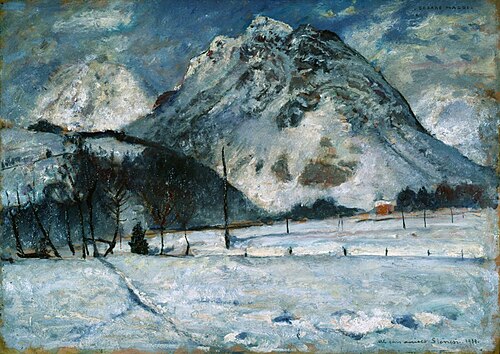 Paesaggio di montagna, 1939, Cesare Maggi