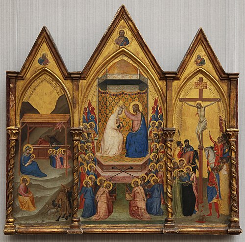 Le Couronnement de la Vierge, 1339, Bernardo Daddi
