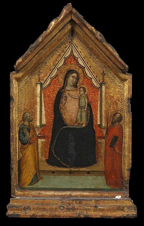 Virgin and Child with Saint Peter and Saint Paul, 1340, Bernardo Daddi