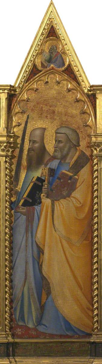 Saints Peter and Paul (polyptych, panel 4 of 5), 1348, Bernardo Daddi