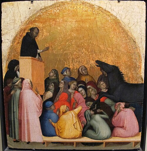Miracle de saint Pierre martyr, 1350, Bernardo Daddi