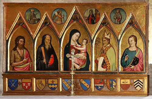 polittico da s. salvatore al monte a firenze, 1333, Bernardo Daddi