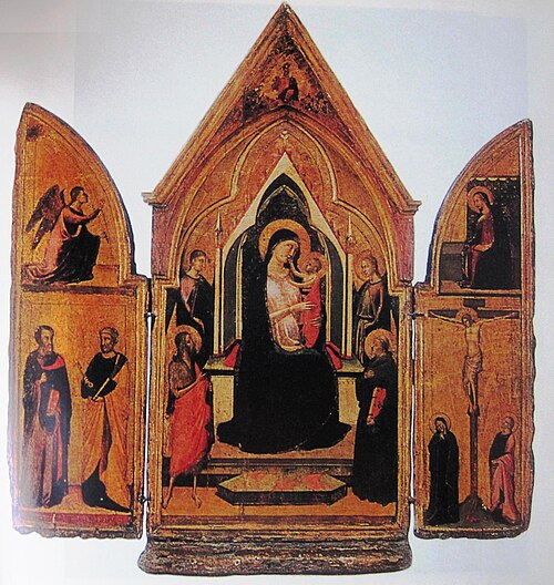 Triptych, 1350, Bernardo Daddi