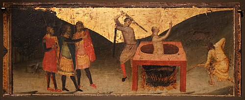 santa cecilia martirizzata, 1326, Bernardo Daddi
