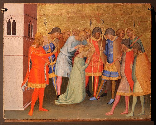 santa reparata preparata per l'esecuzione, 1340, Bernardo Daddi