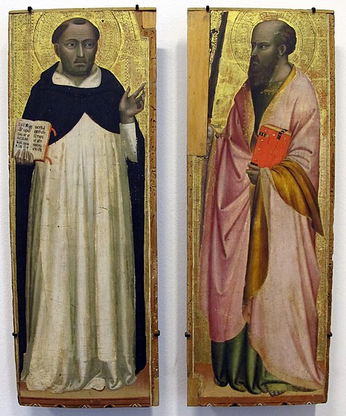 santi domenico e paolo, 1340, Bernardo Daddi