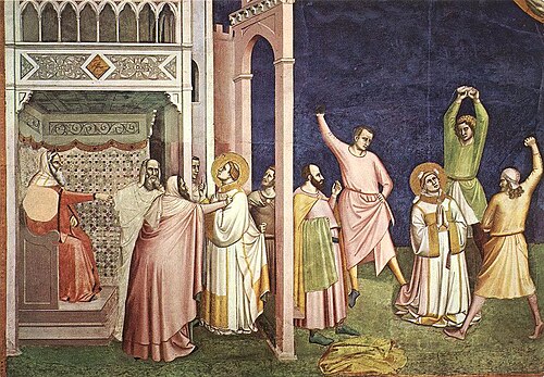 The Martyrdom of St Stephen, 1324, Bernardo Daddi