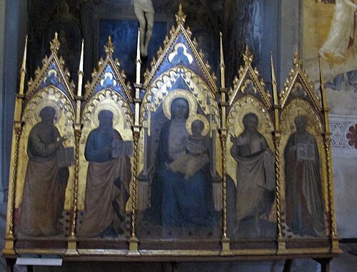 madonna in trono col bambino e santi, , Bernardo Daddi