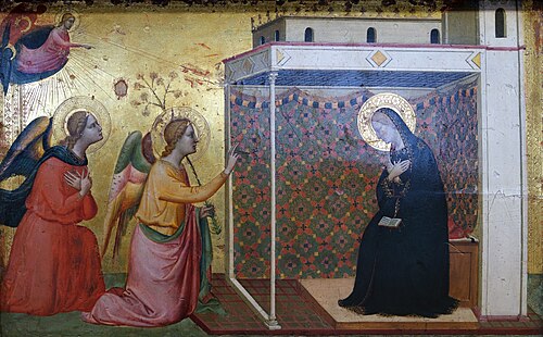 Annunciation, 1335, Bernardo Daddi