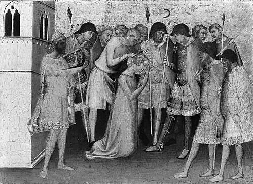 Saint Reparata Being Prepared for Execution, 1300, Bernardo Daddi