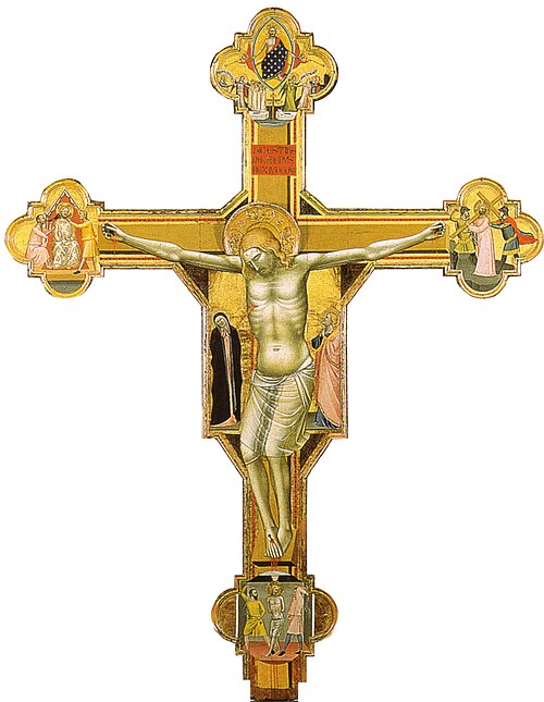 Crucifixion of Bernardo Daddi, 1340, Bernardo Daddi