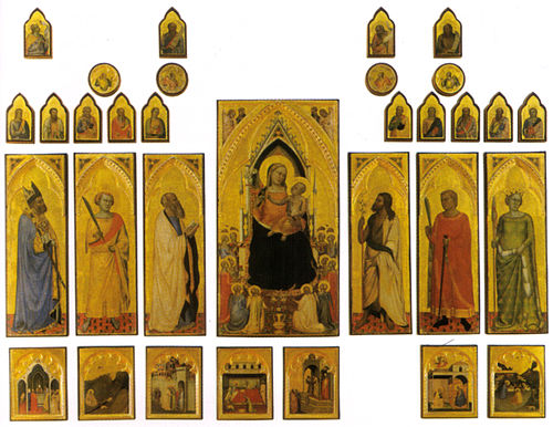 Saint Pancras Polyptych, 1338, Bernardo Daddi