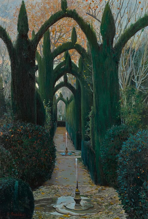 The Generalife Gardens, Granada, , Santiago Rusiñol