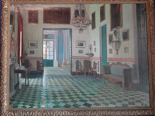 Interior del palacio de Víznar, , Santiago Rusiñol
