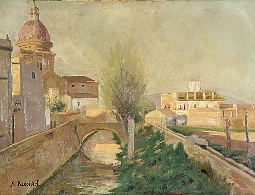 Rec Comtal a St Andreu de Palomar, 1896, Santiago Rusiñol