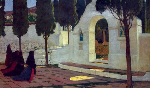 Calvario de Sagunto, 1910, Santiago Rusiñol