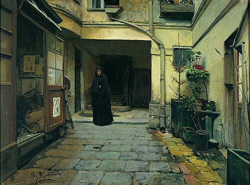 Casa de empeños, 1889, Santiago Rusiñol