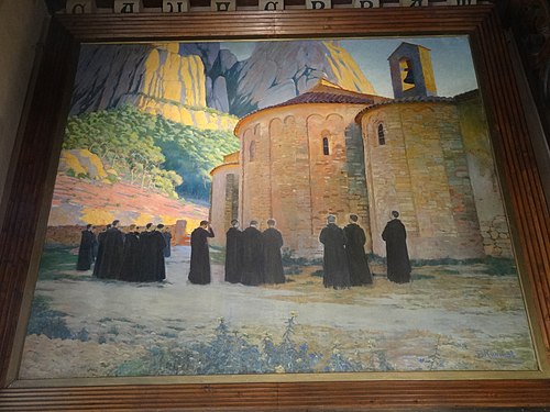 Prayer of Santa Cecília de Montserrat, 1896, Santiago Rusiñol