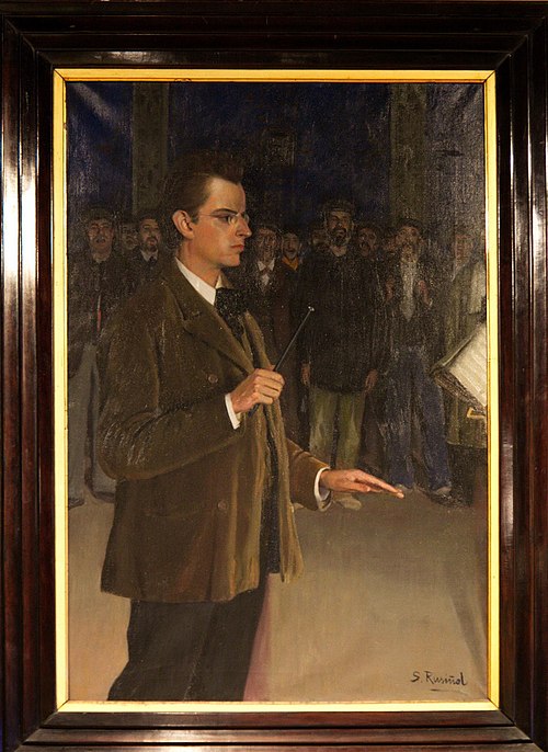 Retrat d'Enric Morera, 1897, Santiago Rusiñol
