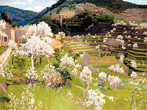 Terraced Garden in Mallorca, 1911, 1911, Santiago Rusiñol