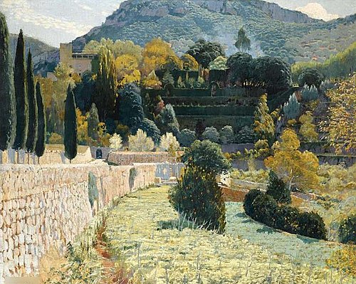 Terraced Garden in Mallorca, 1904, 1904, Santiago Rusiñol