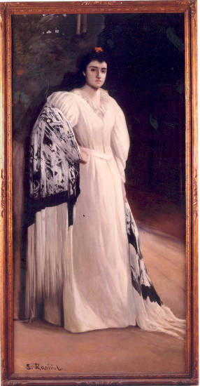 Retrato de María Riquelme, 1896, Santiago Rusiñol