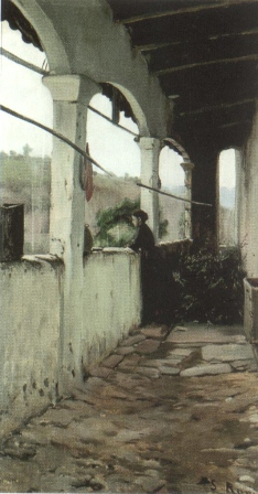 Rainy Afternoon, 1889, Santiago Rusiñol