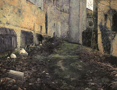 Tombes de Poblet, 1889, Santiago Rusiñol