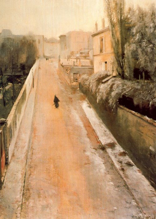 Rue Norvins. Montmartre, 1890, Santiago Rusiñol