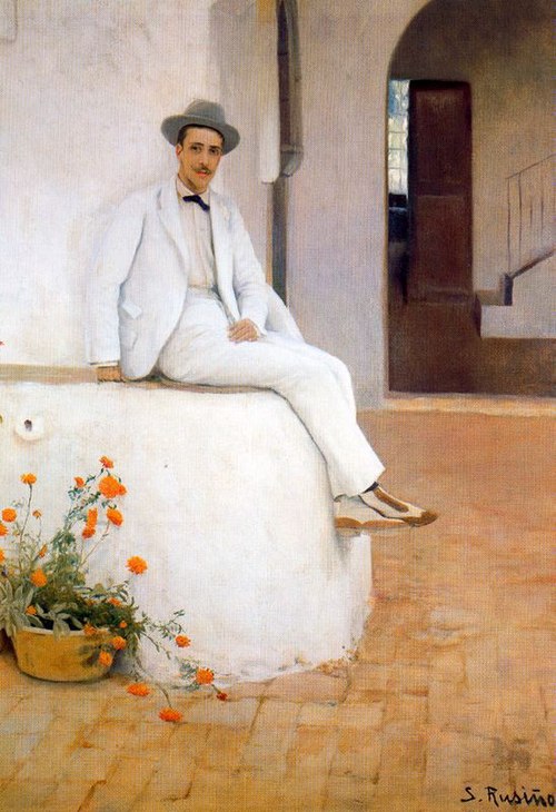 El senyor Bofill a Sitges, 1892, Santiago Rusiñol