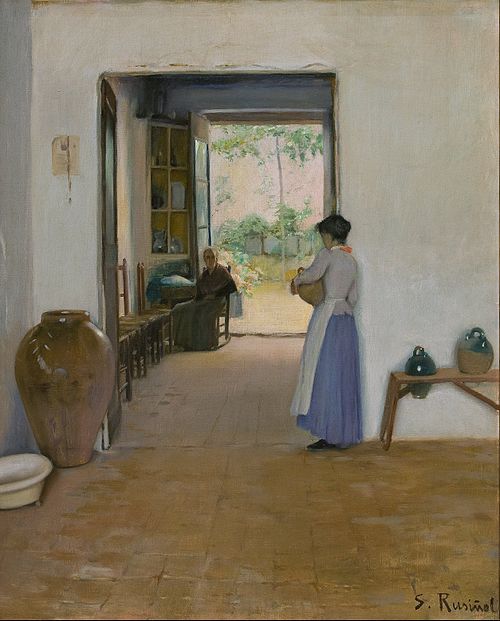 Sitges Interior, 1892, Santiago Rusiñol