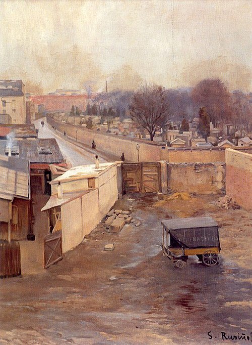 Cementiri de Montmatre, 1891, Santiago Rusiñol