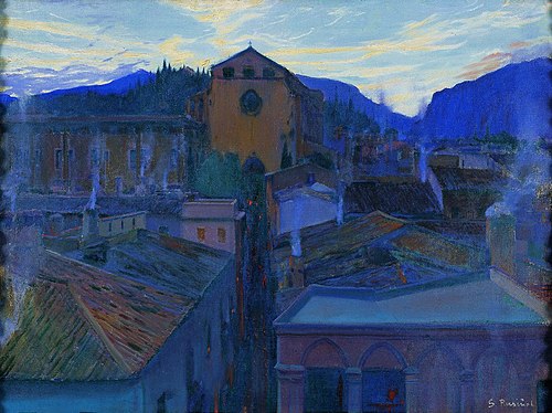 Dijous Sant a Pollença, 1902, Santiago Rusiñol