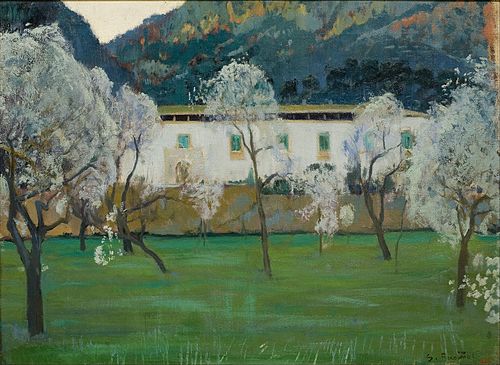 White 'Masia' (Bunyola, Majorca), 1902, Santiago Rusiñol