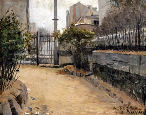 Jardin de Montmartre, 1890, Santiago Rusiñol