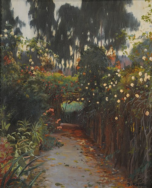 Camino de rosas, , Santiago Rusiñol