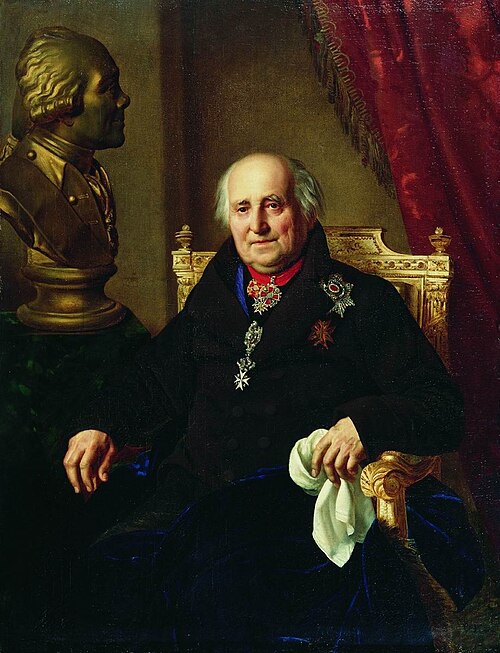Portrait du comte Grigori Kouchelev, 1825, Oreste Kiprensky
