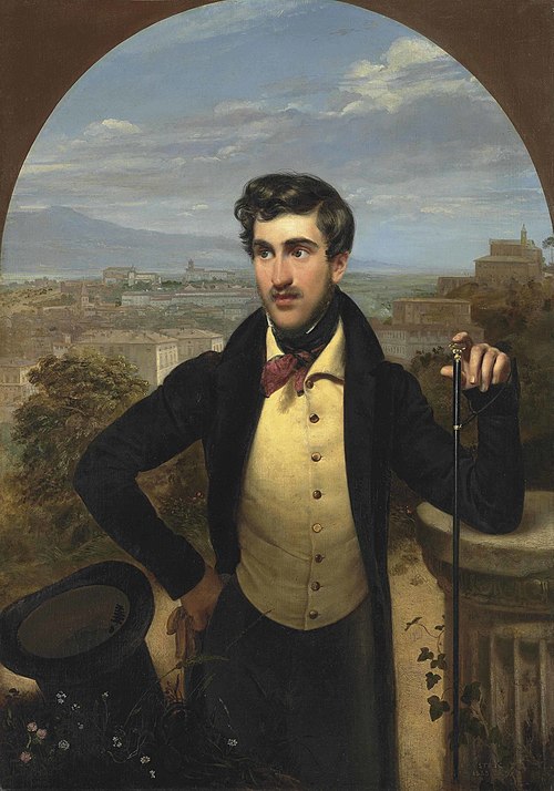 Portrait de Mikhail Alexandrovich Golitsyn, 1833, Oreste Kiprensky