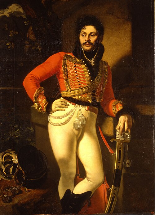 Portrait of Life Guard Colonel Yevgraf Davydov, 1809, Oreste Kiprensky