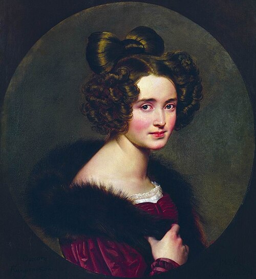 Porträt der O. A. Ryumina (1807-1865), 1826, Oreste Kiprensky