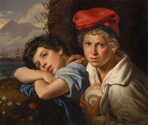 Pêcheurs napolitains, 1829, Oreste Kiprensky