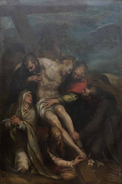 Déposition, 1573, Paolo Farinati